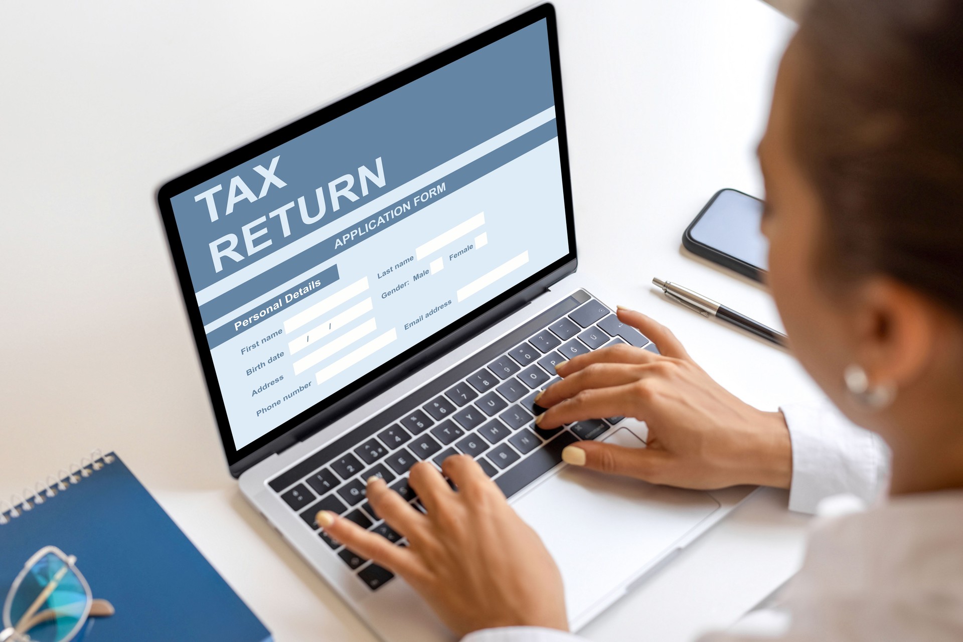Tax Return. Application From.
